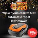 Win A Flymo EasiLife 500 Automatic Robot Lawnmower logo